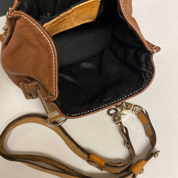 Mary Alice Palmer Brown Leather Hand Tooled Leather Shoulder Bag Purse - Picture 15 of 17